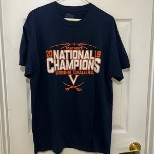 NWOT UVA 2019 championship t shirt in size xl